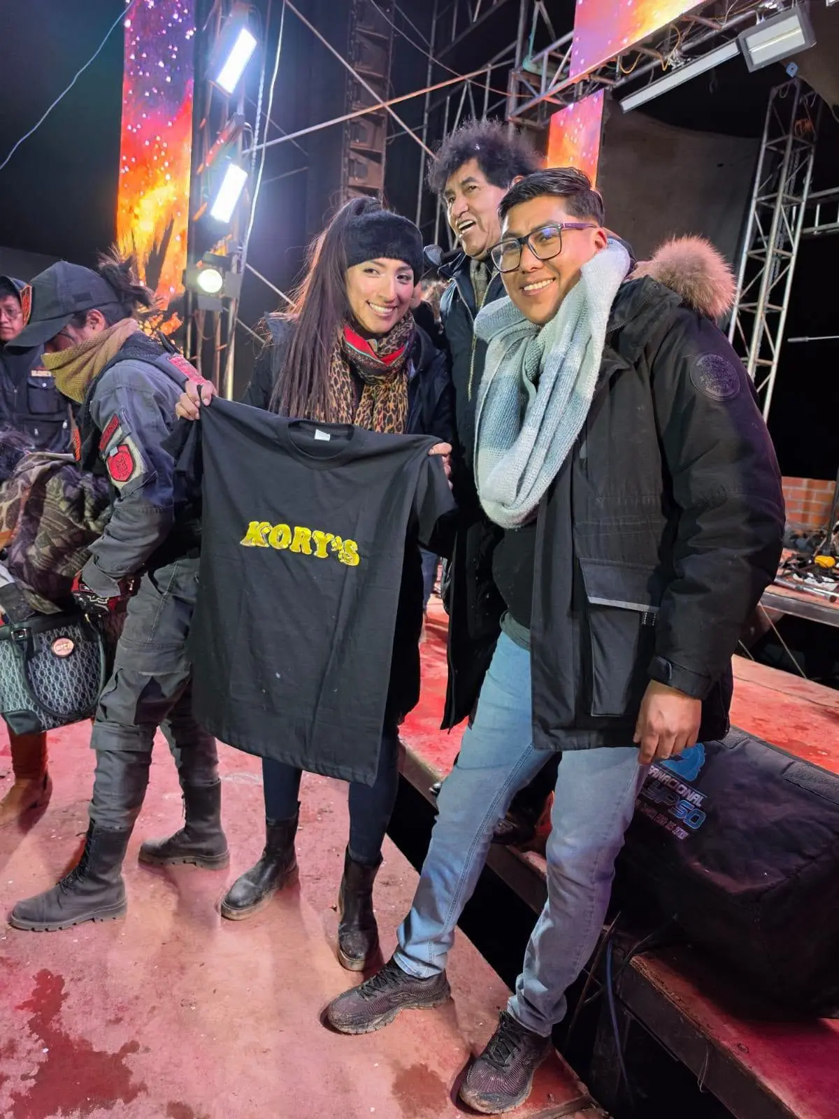 Siempre Korys compartiendo con su público